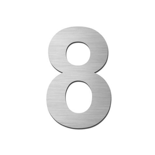 ARKITUR brushed stainless steel 75mm door/house number - 8