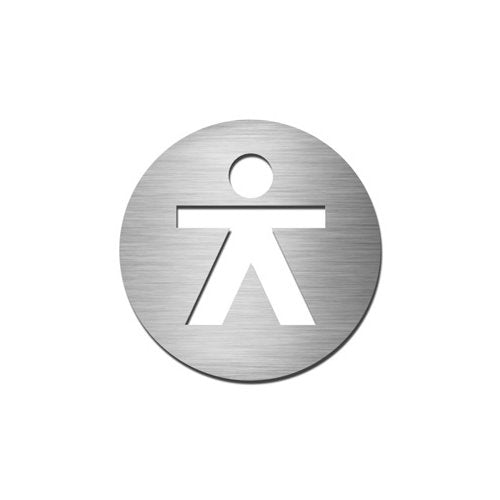 SERAFINI Round Male Door Symbol Disc