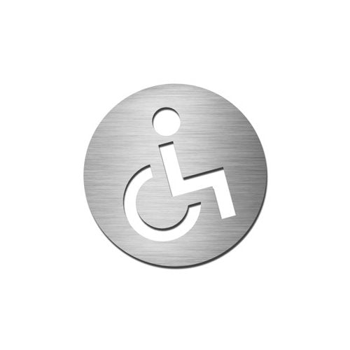 SERAFINI Round Ambulant Disabled Door Symbol Disc