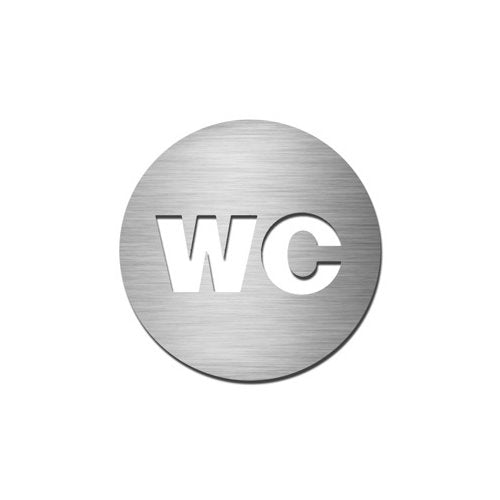 SERAFINI Round WC Door Symbol Disc