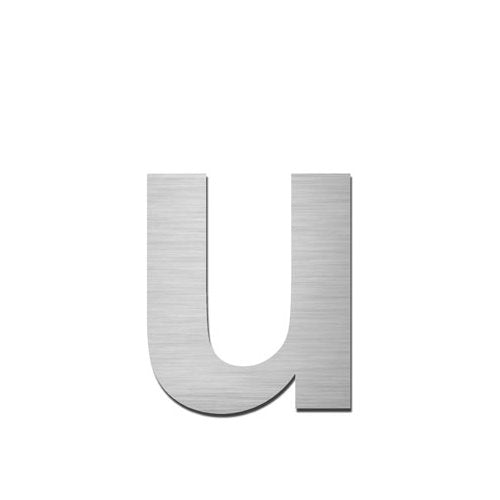 SERAFINI 150mm Lowercase Letter u Door Wall Letter