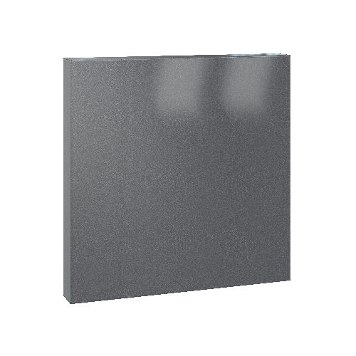 SERAFINI Square Grey Aluminium Mail Post Box