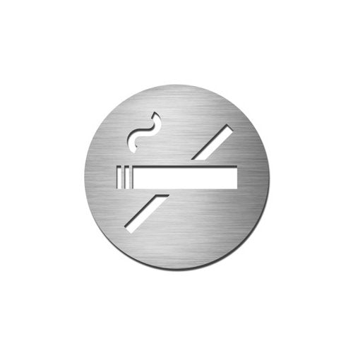 SERAFINI Round No Smoking Door Symbol Disc