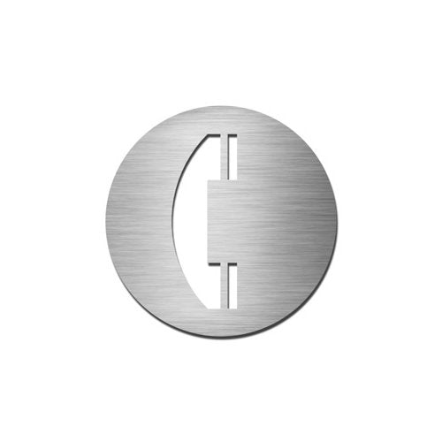 SERAFINI Round Telephone Door Symbol Disc