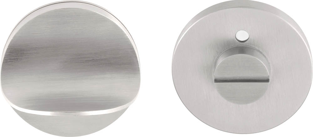 Fold TBWC50 satin stainless steel WC turn and release set