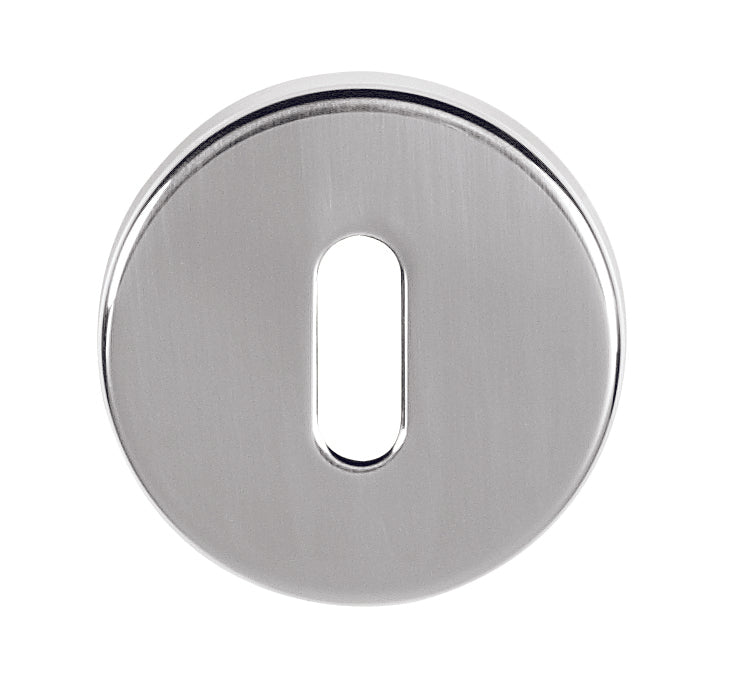 Atlantic Tupai CurvaLine Round Lever Key Escutcheon