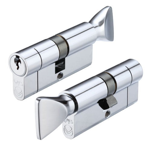 Zoo Hardware Vier 5pin Single Euro Cylinder and Turn