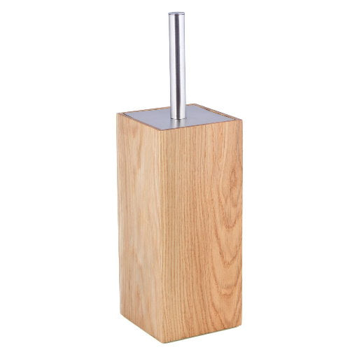 WIREWORKS Natural Wood Toilet Brush Holder Mezza