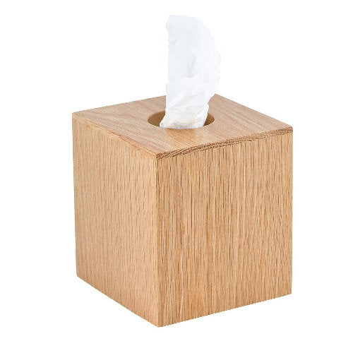 WIREWORKS Natural Wood Tissue Box Cover Mezza