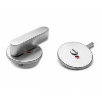 d line hardware satin stainless concealed fixing disabled WC indicator and turn release