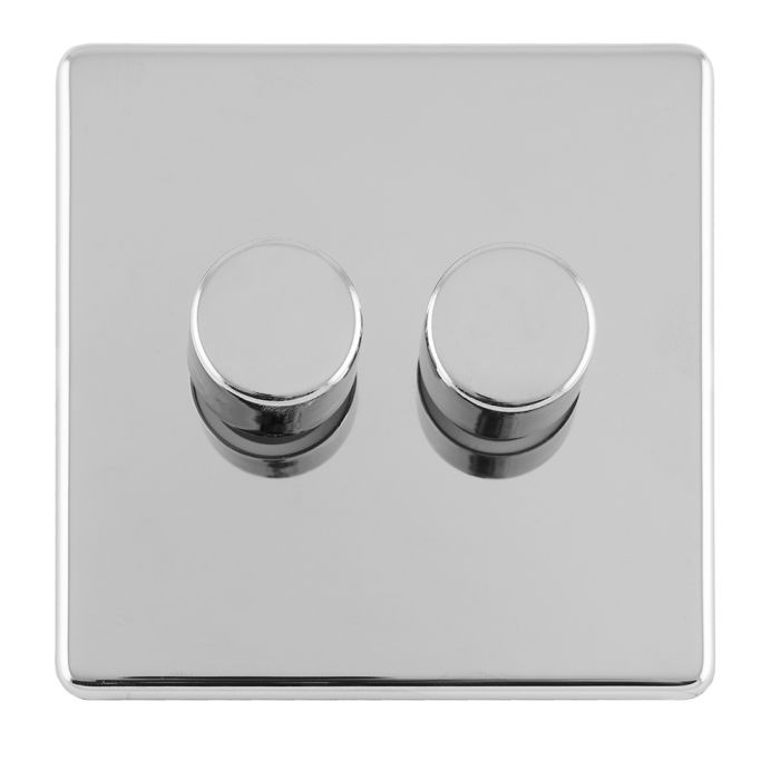 Eurolite concealed 3mm 2 Gang 2Way dimmer switch