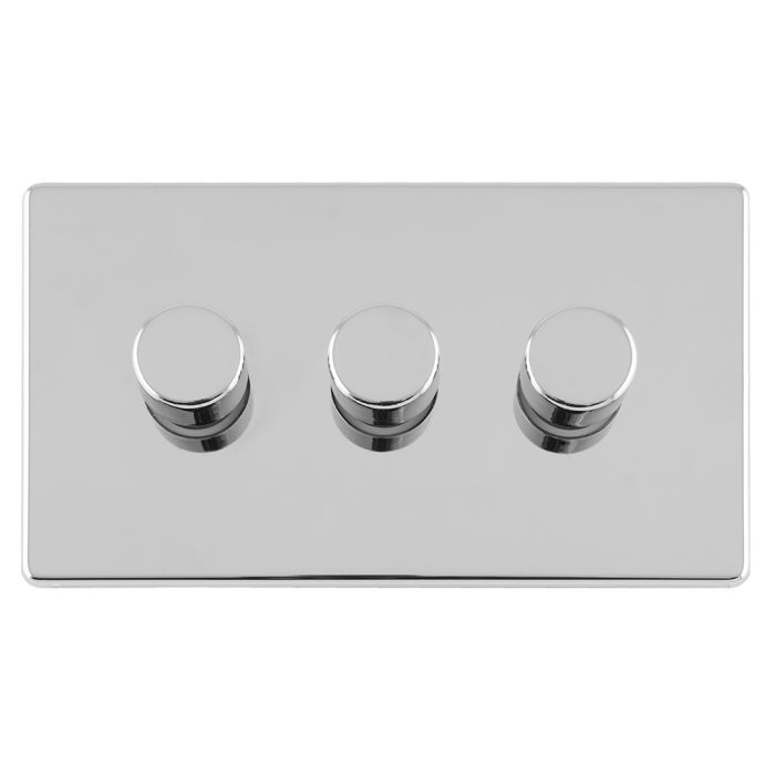 Eurolite concealed 3mm 3 Gang 2Way dimmer switch