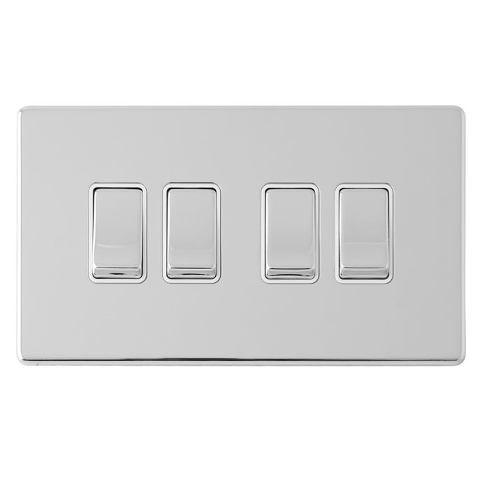 Eurolite Concealed 3mm 4 Gang Switch