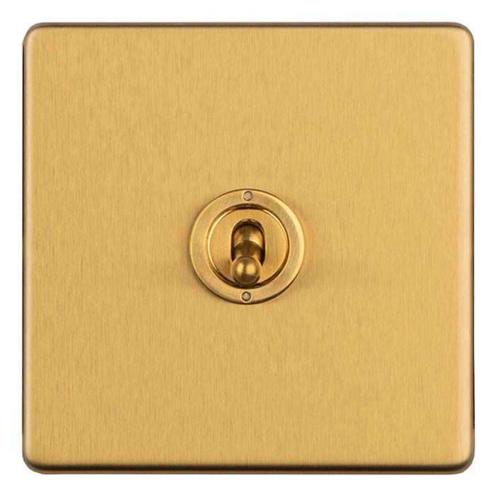 Eurolite concealed 3mm 1 gang 2 way toggle switch