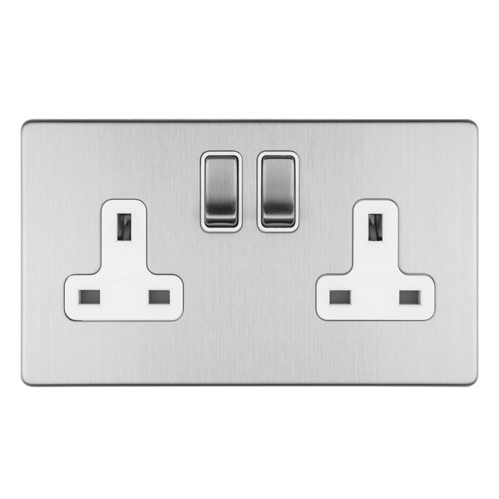 Eurolite Concealed 3mm 2 Gang Socket