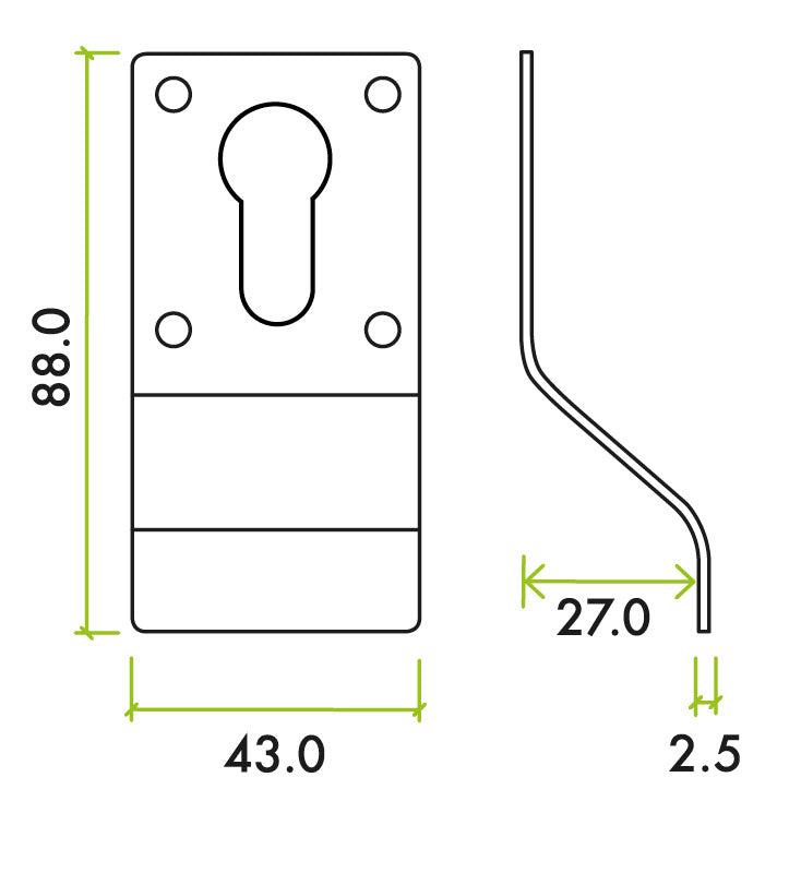 Zoo Hardware Europrofile Cylinder Pull