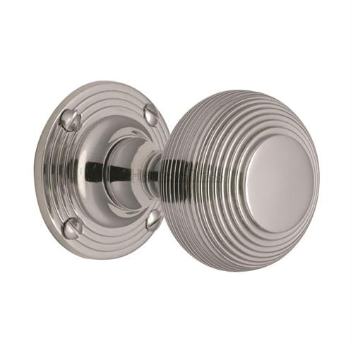 M.Marcus Heritage Brass Reeded Knob Set