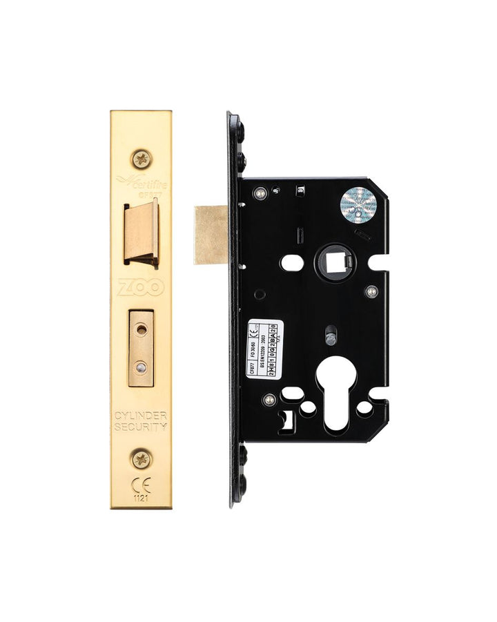 Zoo Hardware ZUKS64EP Euro Sashlock