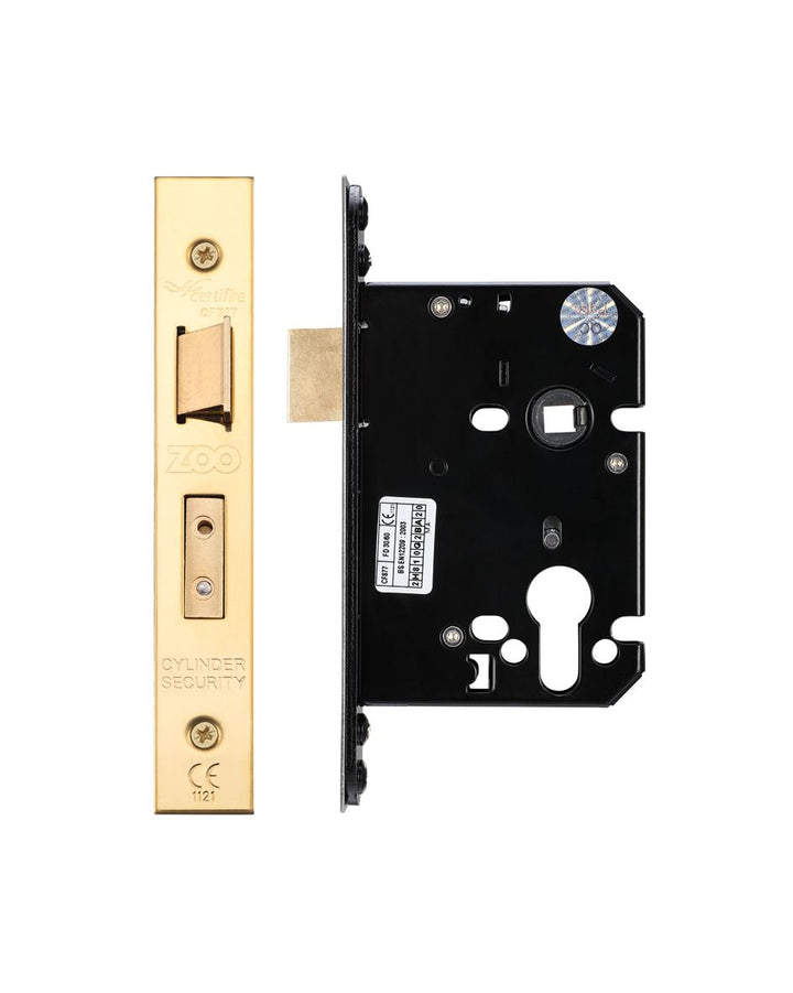 Zoo Hardware ZUKS76EP Euro Sashlock